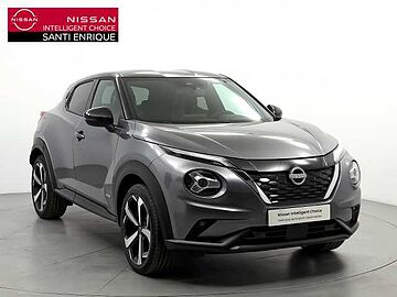 Nissan Juke 1.6 HYBRID HEV 143 TEKNA AUTO 5P Skyline Grey + Midnight Black Metalizado