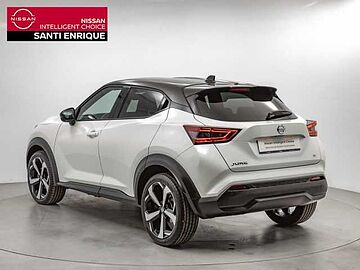 Nissan Juke 1.0 DIG-T 114CV TEKNA 5P (BITONO) Lunar White + Midnight Black Metalizado