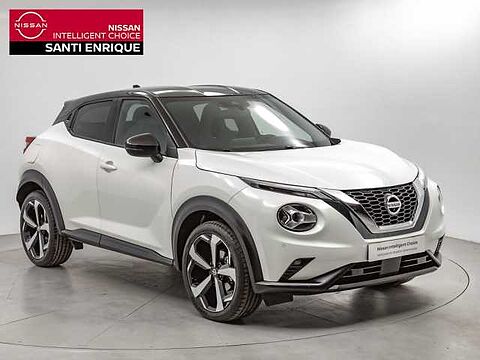 Nissan Juke 1.0 DIG-T 114CV TEKNA 5P (BITONO) Lunar White + Midnight Black Metalizado